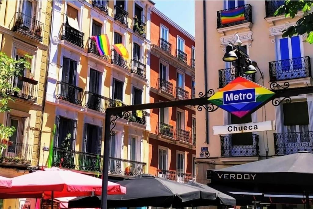 马德里Bohemio Apt 1Hab 4Pax En La Plaza De Chueca公寓 外观 照片