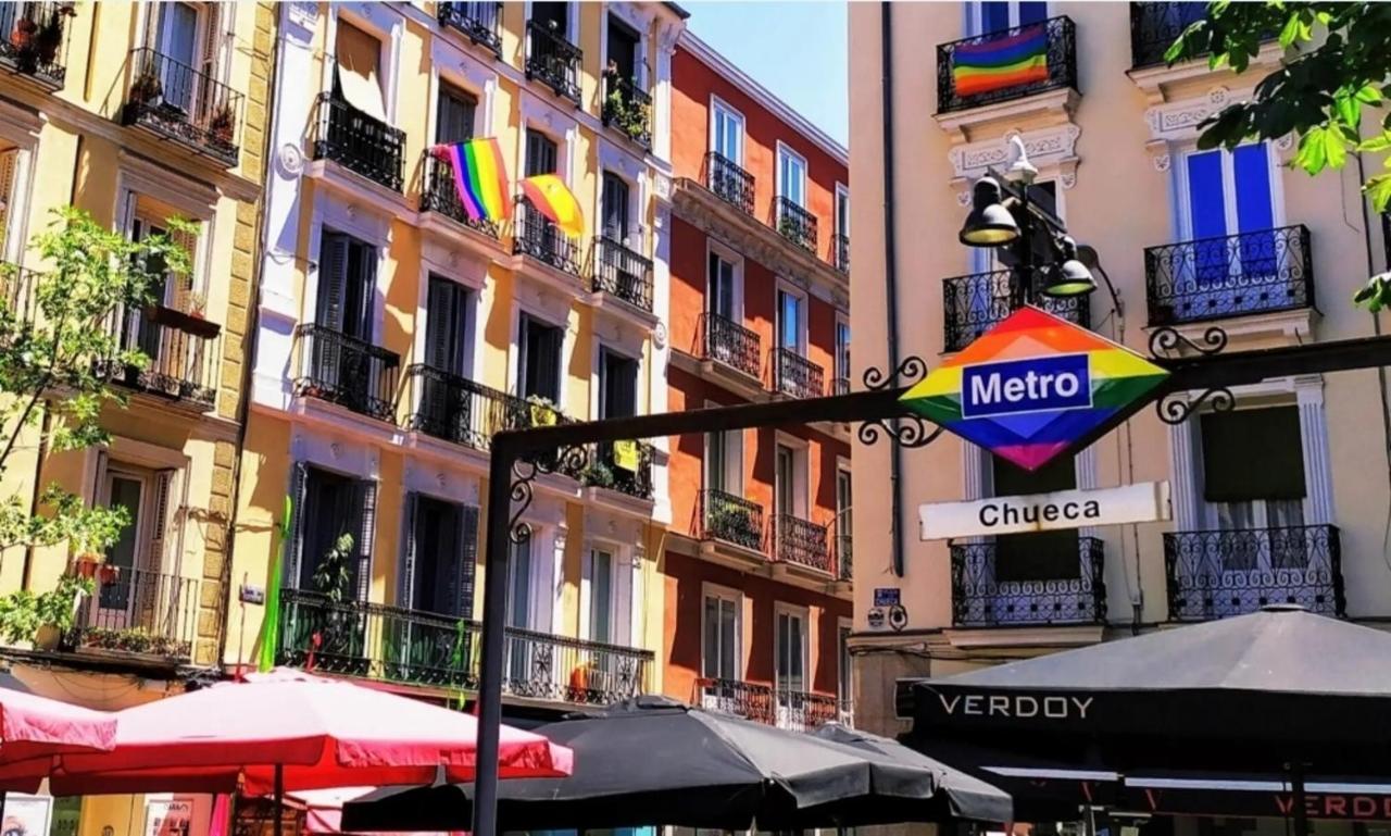 马德里Bohemio Apt 1Hab 4Pax En La Plaza De Chueca公寓 外观 照片